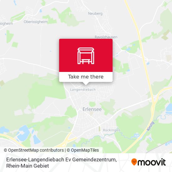 Карта Erlensee-Langendiebach Ev Gemeindezentrum