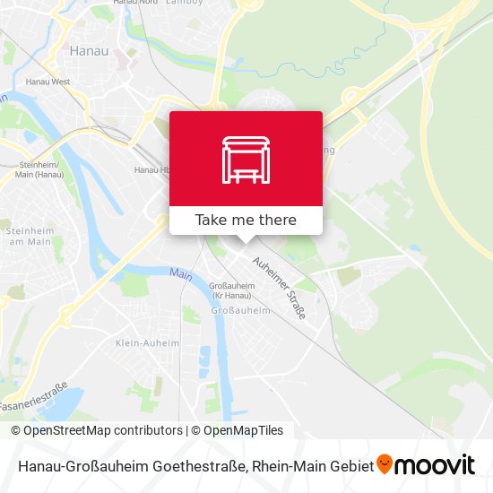 Hanau-Großauheim Goethestraße map