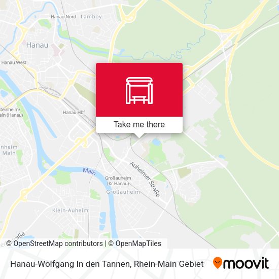 Hanau-Wolfgang In den Tannen map