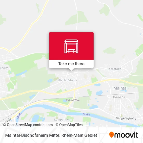 Карта Maintal-Bischofsheim Mitte