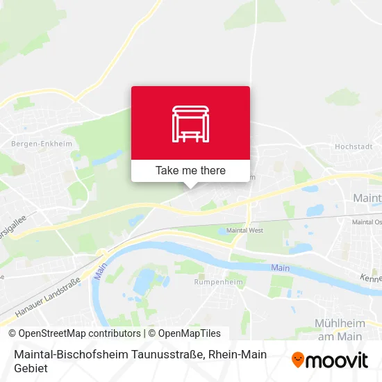 Карта Maintal-Bischofsheim Taunusstraße
