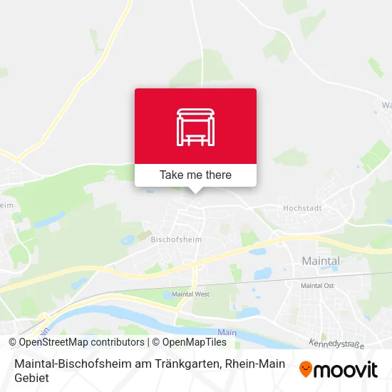 Карта Maintal-Bischofsheim am Tränkgarten