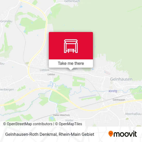 Карта Gelnhausen-Roth Denkmal