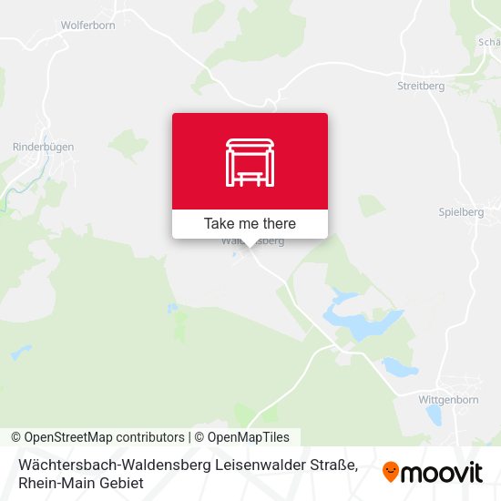 Wächtersbach-Waldensberg Leisenwalder Straße map