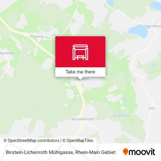 Birstein-Lichenroth Mühlgasse map