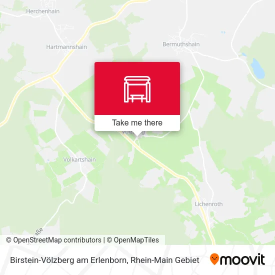 Карта Birstein-Völzberg am Erlenborn