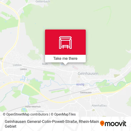 Карта Gelnhausen General-Colin-Powell-Straße
