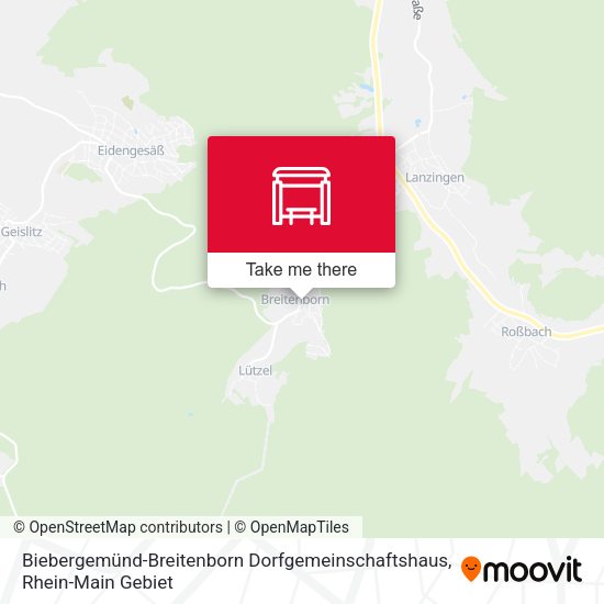 Biebergemünd-Breitenborn Dorfgemeinschaftshaus map