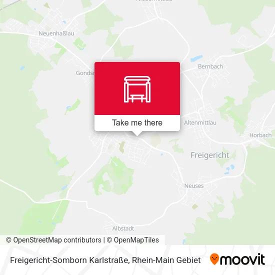 Карта Freigericht-Somborn Karlstraße