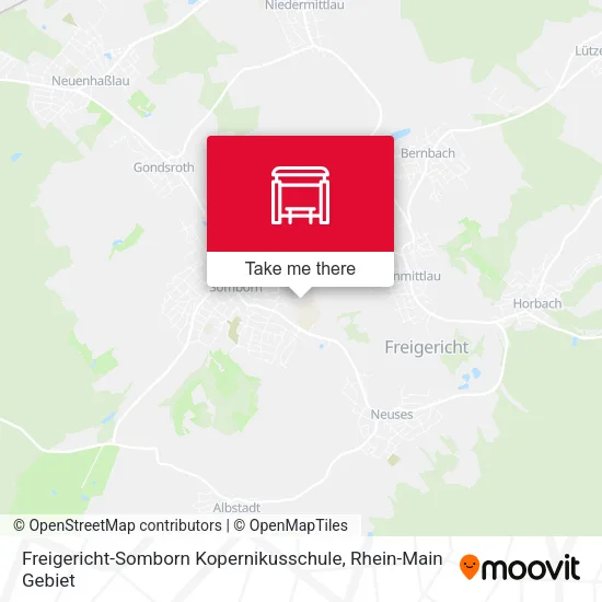 Карта Freigericht-Somborn Kopernikusschule