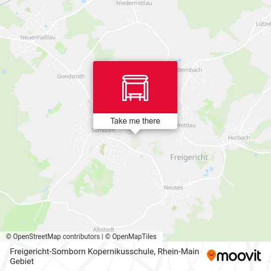 Карта Freigericht-Somborn Kopernikusschule
