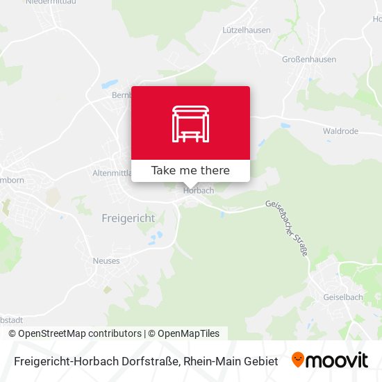 Freigericht-Horbach Dorfstraße map