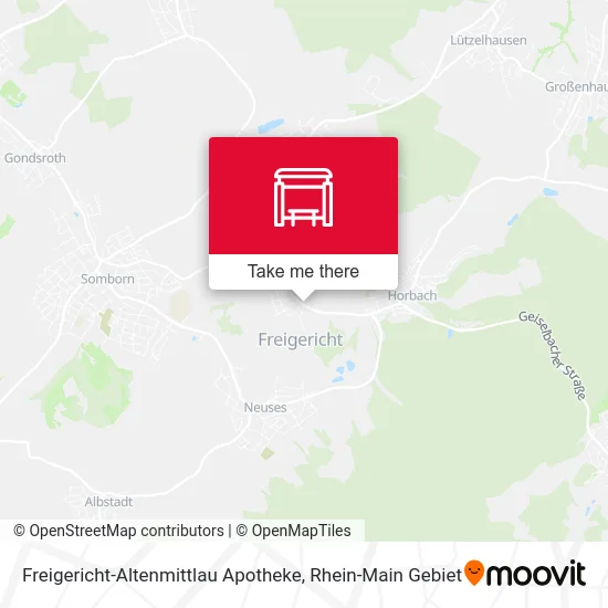 Карта Freigericht-Altenmittlau Apotheke