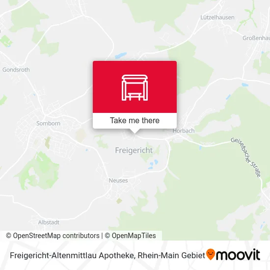 Карта Freigericht-Altenmittlau Apotheke