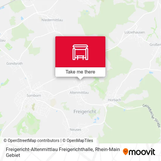 Карта Freigericht-Altenmittlau Freigerichthalle