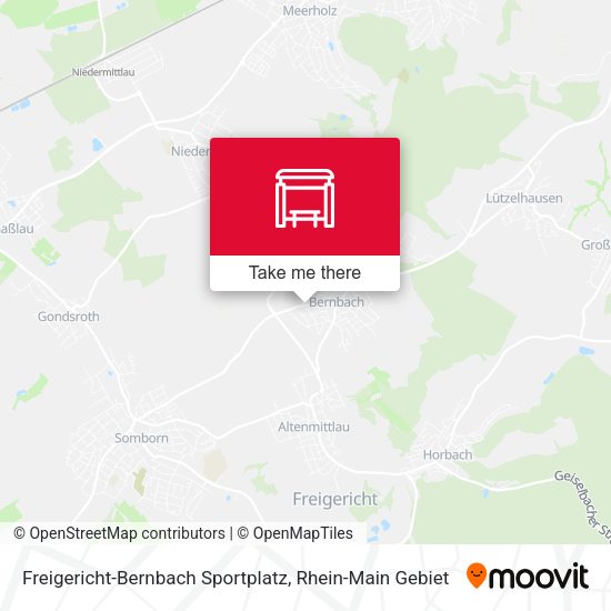 Freigericht-Bernbach Sportplatz map