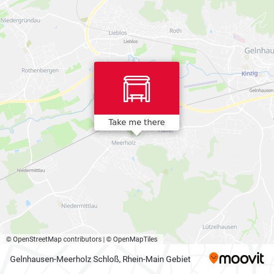 Gelnhausen-Meerholz Schloß map