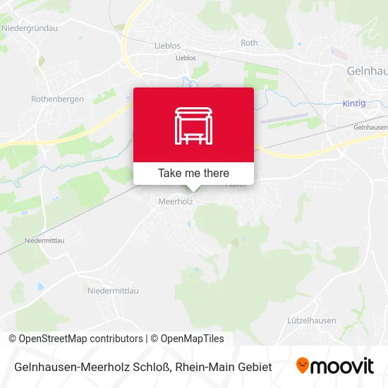 Карта Gelnhausen-Meerholz Schloß