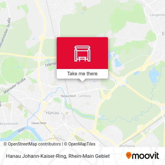 Карта Hanau Johann-Kaiser-Ring
