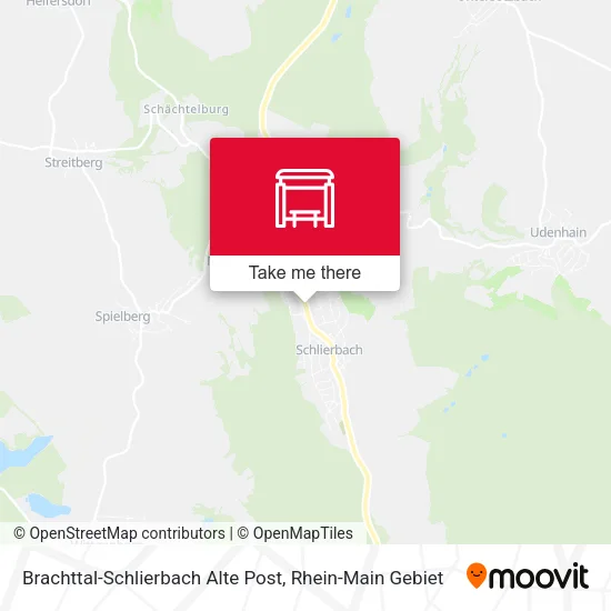 Карта Brachttal-Schlierbach Alte Post