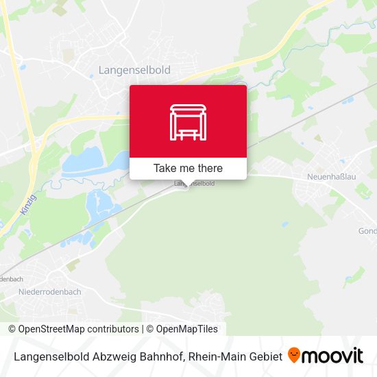 Langenselbold Abzweig Bahnhof map