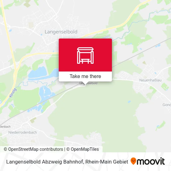 Карта Langenselbold Abzweig Bahnhof