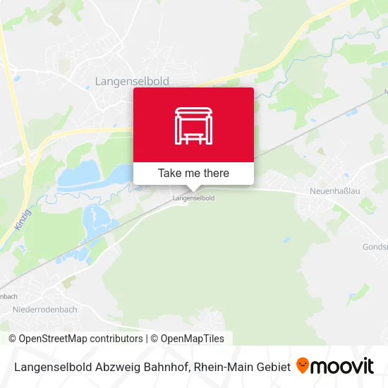 Карта Langenselbold Abzweig Bahnhof