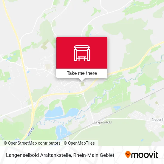 Карта Langenselbold Araltankstelle