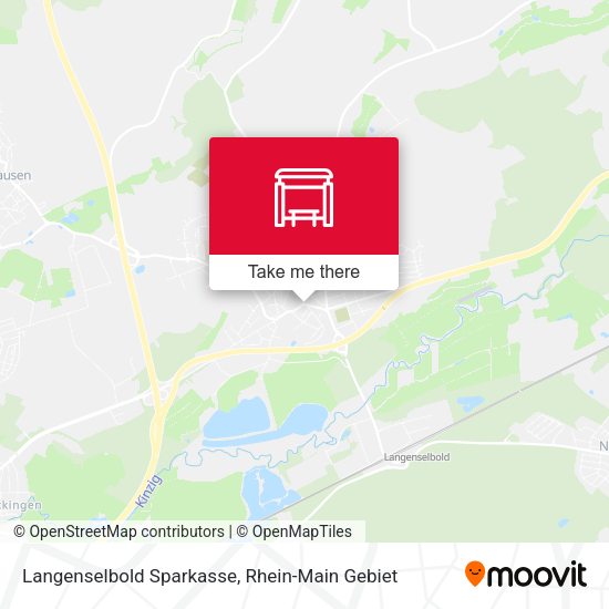 Карта Langenselbold Sparkasse