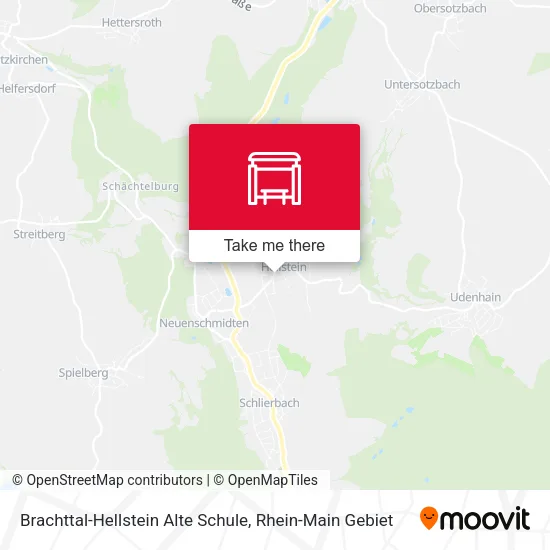Карта Brachttal-Hellstein Alte Schule
