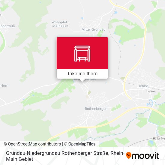 Gründau-Niedergründau Rothenberger Straße map