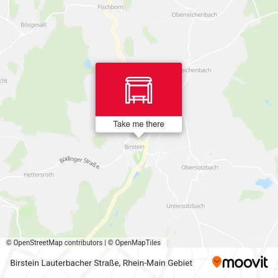 Карта Birstein Lauterbacher Straße