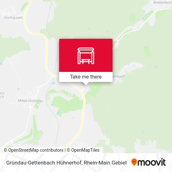 Карта Gründau-Gettenbach Hühnerhof