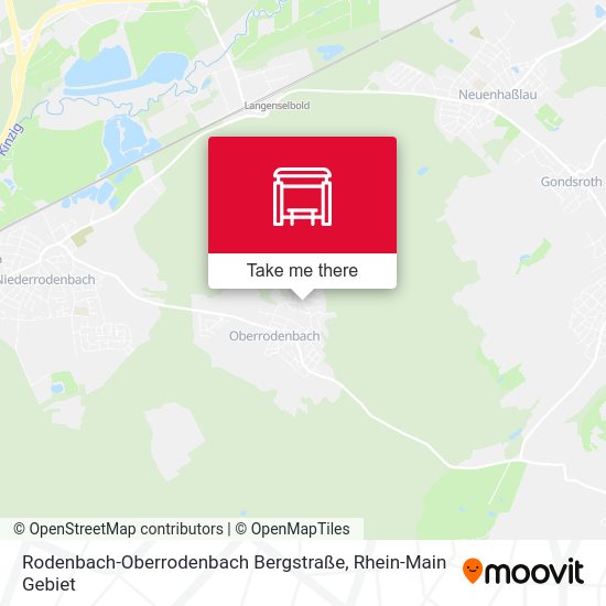 Rodenbach-Oberrodenbach Bergstraße map