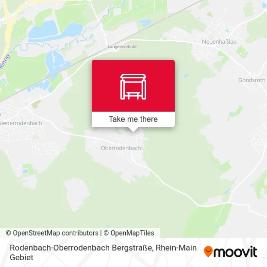 Карта Rodenbach-Oberrodenbach Bergstraße