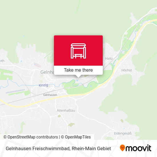 Карта Gelnhausen Freischwimmbad