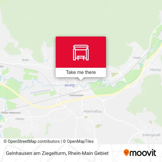 Gelnhausen am Ziegelturm map