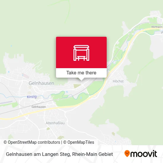 Карта Gelnhausen am Langen Steg