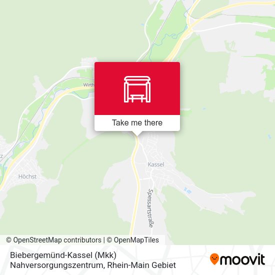 Biebergemünd-Kassel (Mkk) Nahversorgungszentrum map