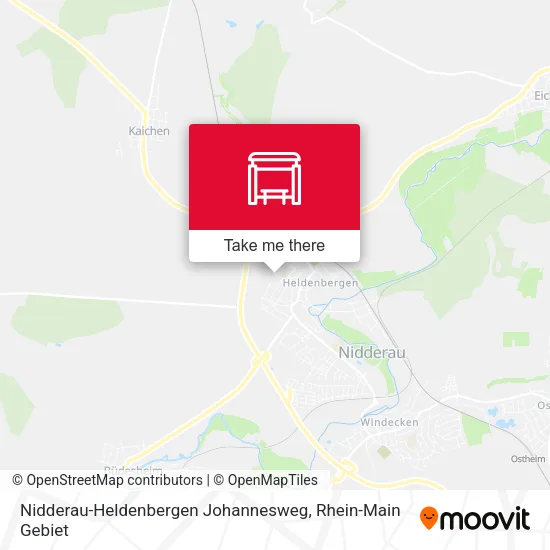 Карта Nidderau-Heldenbergen Johannesweg