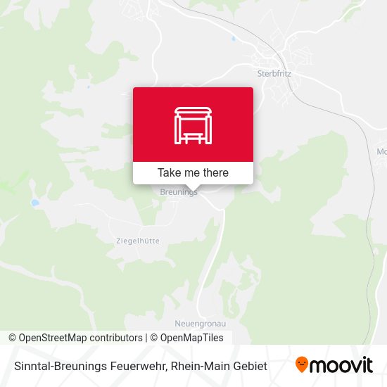 Sinntal-Breunings Feuerwehr map