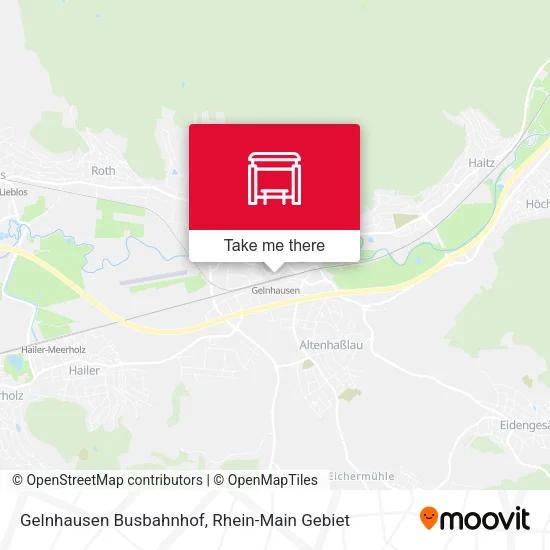 Карта Gelnhausen Busbahnhof