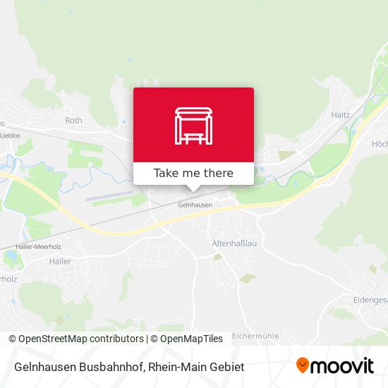 Карта Gelnhausen Busbahnhof