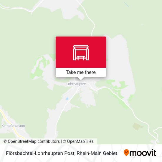 Flörsbachtal-Lohrhaupten Post map