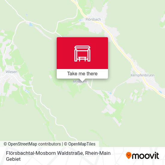 Карта Flörsbachtal-Mosborn Waldstraße