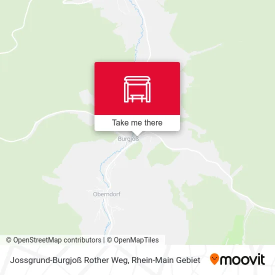 Карта Jossgrund-Burgjoß Rother Weg