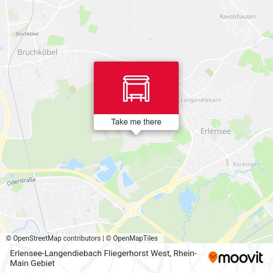 Erlensee-Langendiebach Fliegerhorst West map