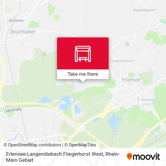 Карта Erlensee-Langendiebach Fliegerhorst West