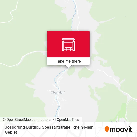 Карта Jossgrund-Burgjoß Spessartstraße