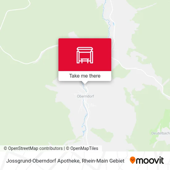 Карта Jossgrund-Oberndorf Apotheke